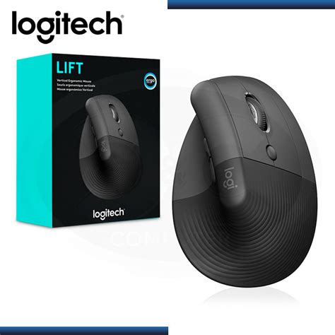 MOUSE LOGITECH LIFT VERTICAL WIRELESS BLACK