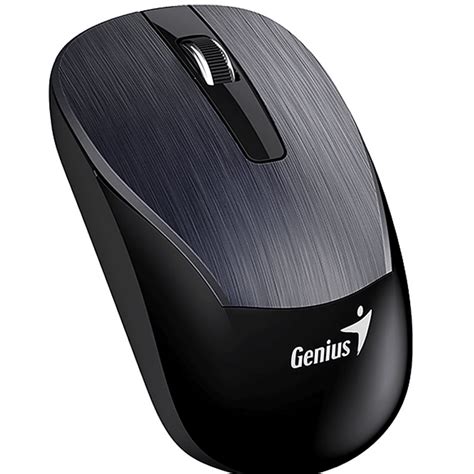 MOUSE GENIUS ECO-8015 WIRELESS IRON GRY RECARGABLE