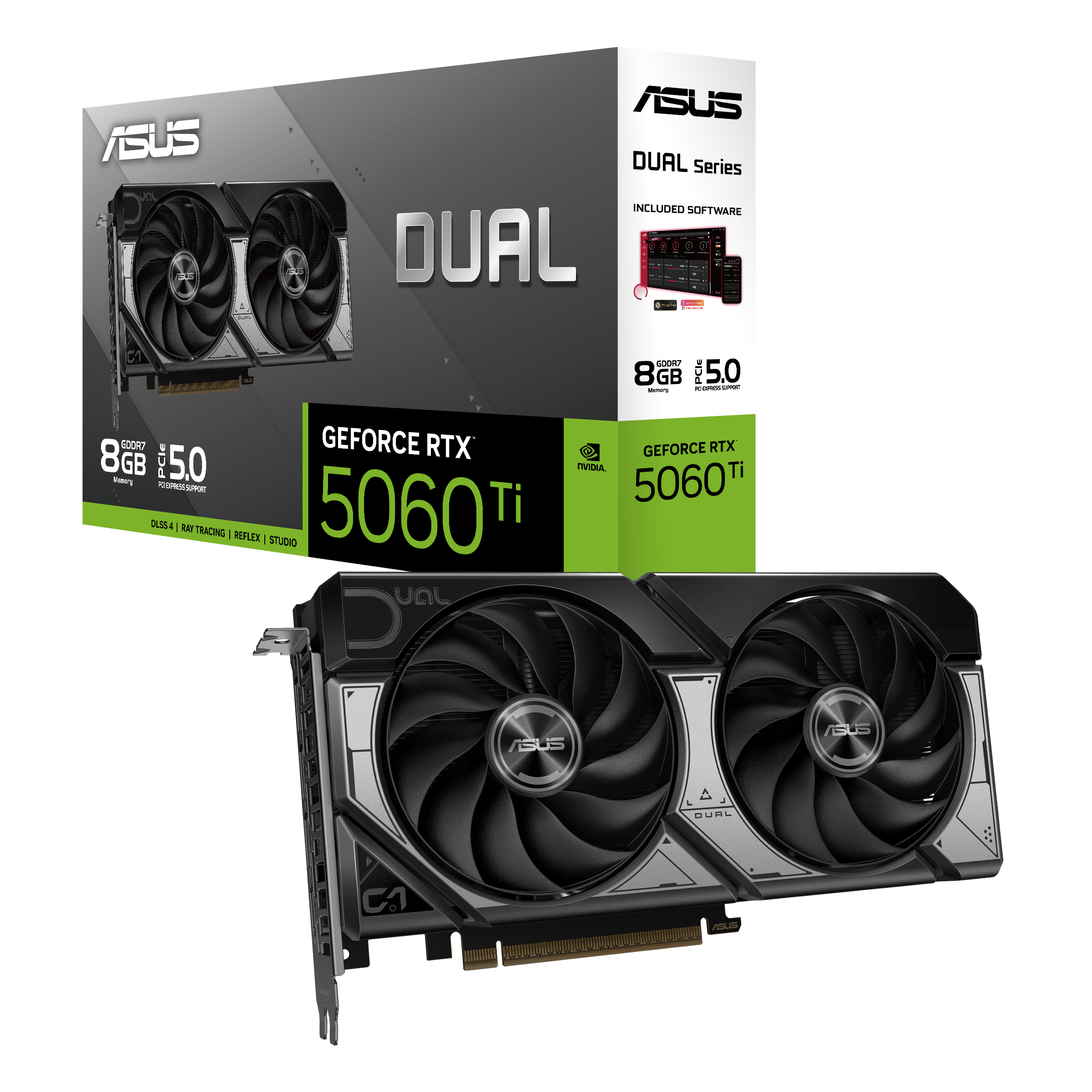 VGA 8GB RTX 5060 TI ASUS DUAL OC GDDR7