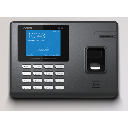 CONTROL DE ASISTENCIA ANVIZ GC100 S/FUENTE