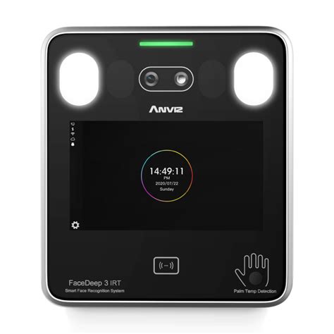 CONTROL DE ASISTENCIA ANVIZ FACEDEEP 3 S/FUENTE
