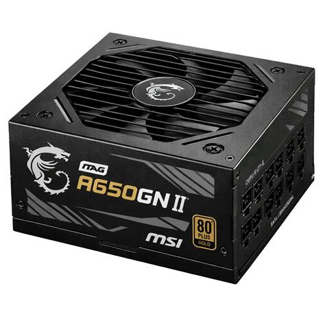 FUENTE 650W MSI 80 PLUS GOLD MAG A650GN II