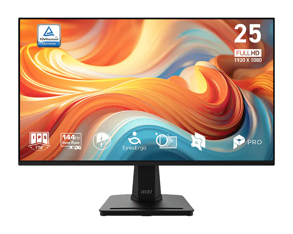 MONITOR 25 MSI PRO MP251 E14L FHD 144HZ HDMI VGA