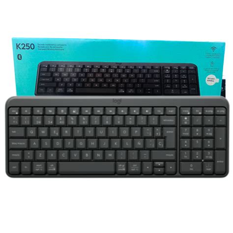 TECLADO LOGITECH K250 COMPACT BT BLACK
