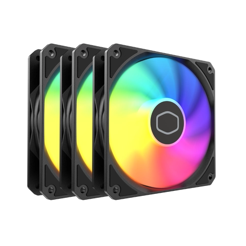 GAB COOLER MASTER ELITE 502 3*FAN ARGB ATX BK