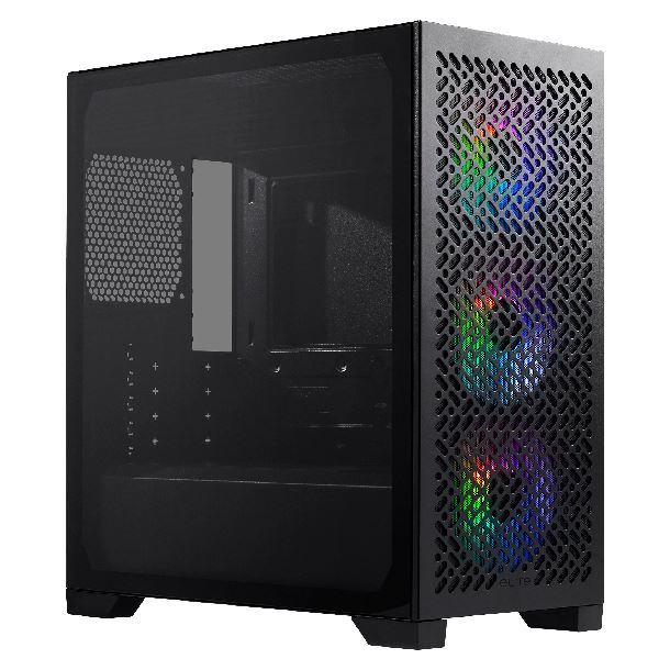GAB COOLER MASTER ELITE 302 3*FAN ARGB M-ATX BK