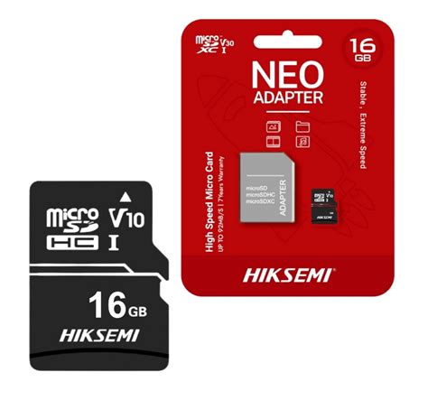 MICRO SD 16GB HIKSEMI CLASE 10 C1