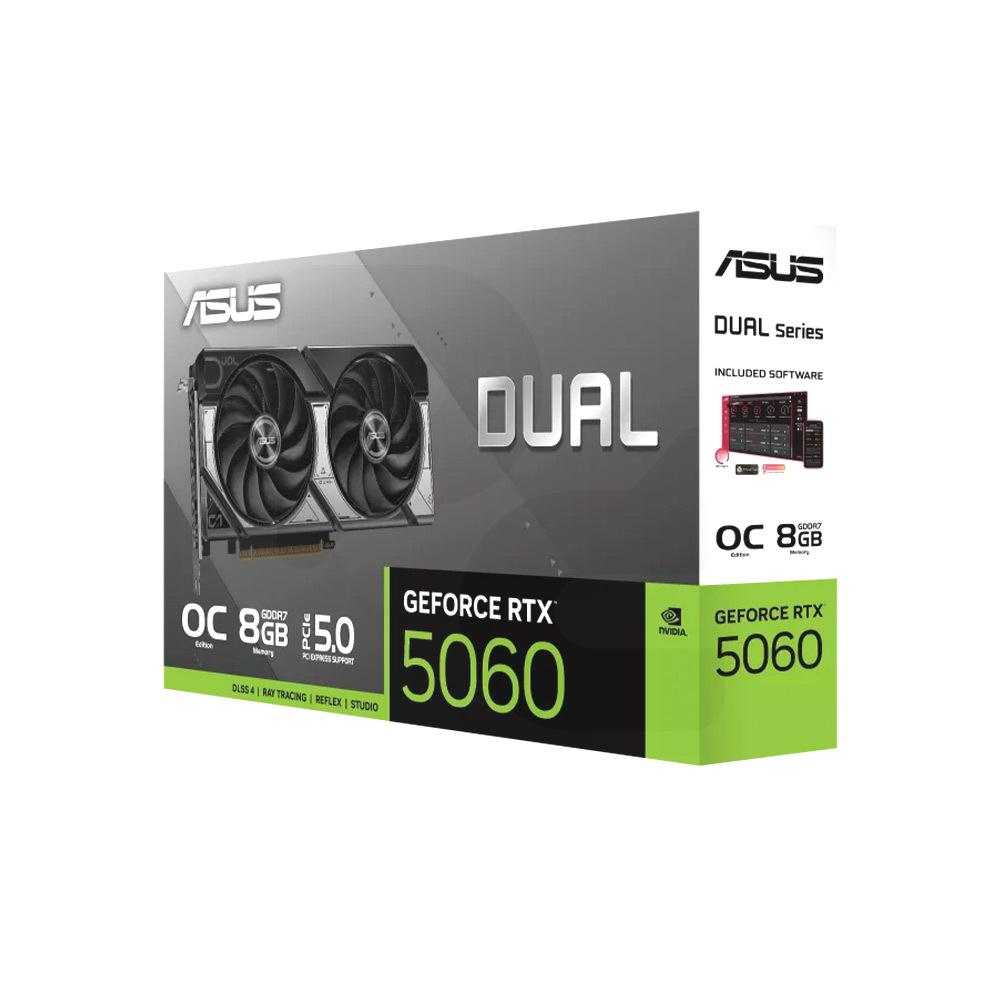 VGA 8GB RTX 5060 ASUS DUAL GDDR7 OC