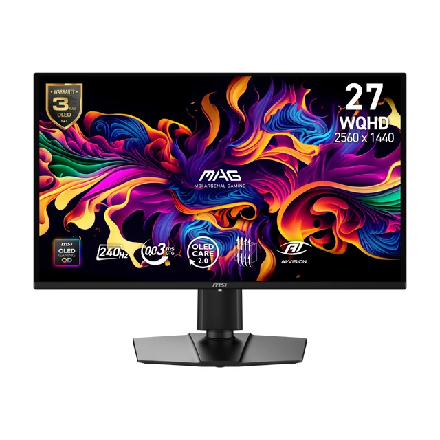 MONITOR 27 MSI MAG 274QP QD-OLED X24 WQHD 240HZ