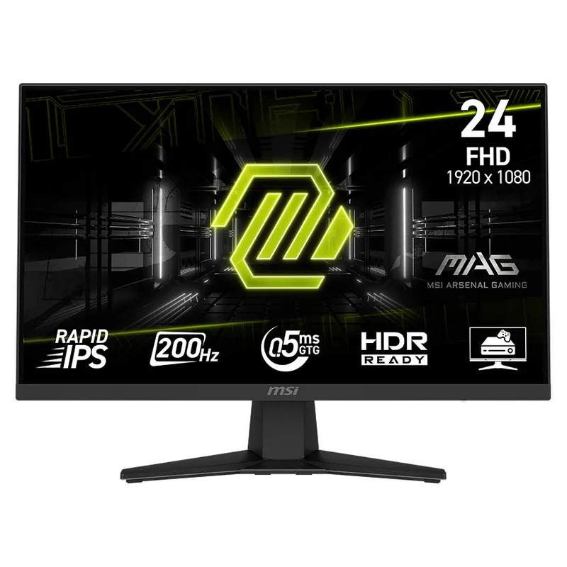 MONITOR 24 MSI MAG 244F IPS FHD 200HZ HDMI DP