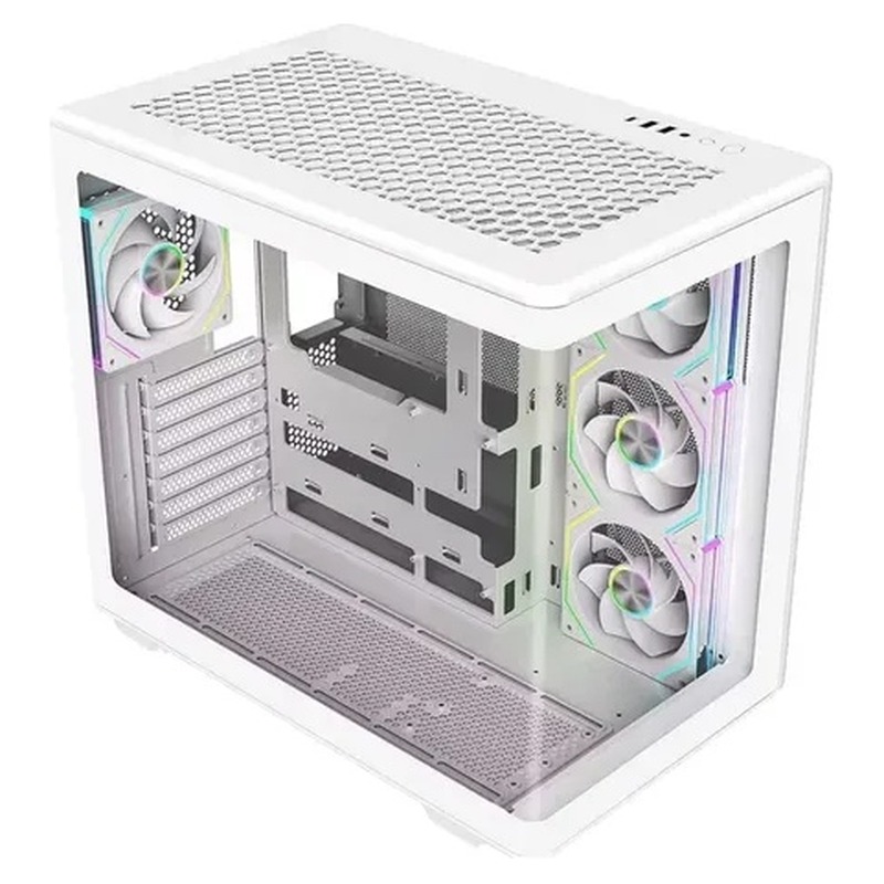 GAB COOLER MASTER ELITE 600 4*FAN ARGB ATX WH