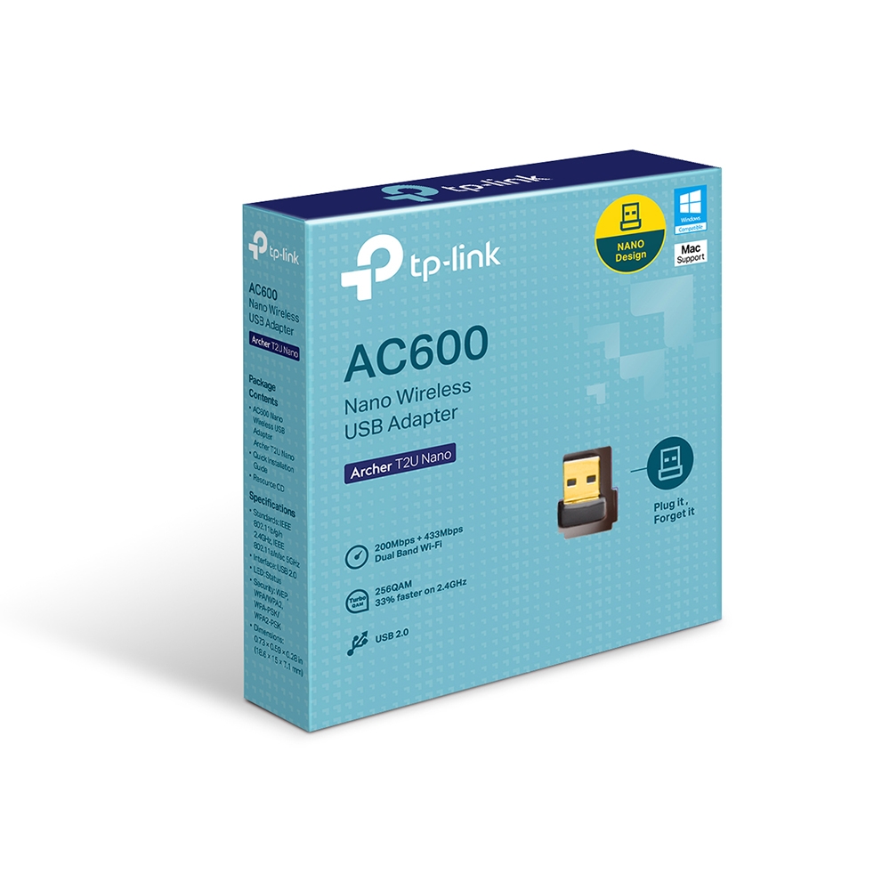 PLACA RED USB TP-LINK ARCHER T2U AC600 NANO