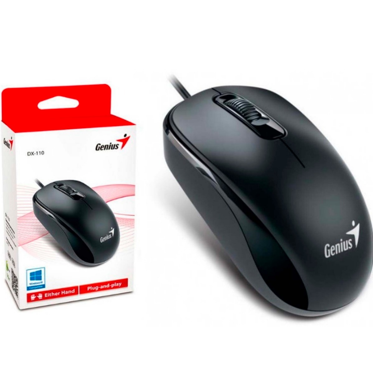 MOUSE GENIUS DX-110 USB BLACK