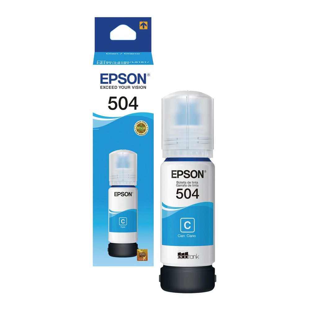 BOTELLA EPSON T504220-AL CYAN P/L4150/60/61/71/91