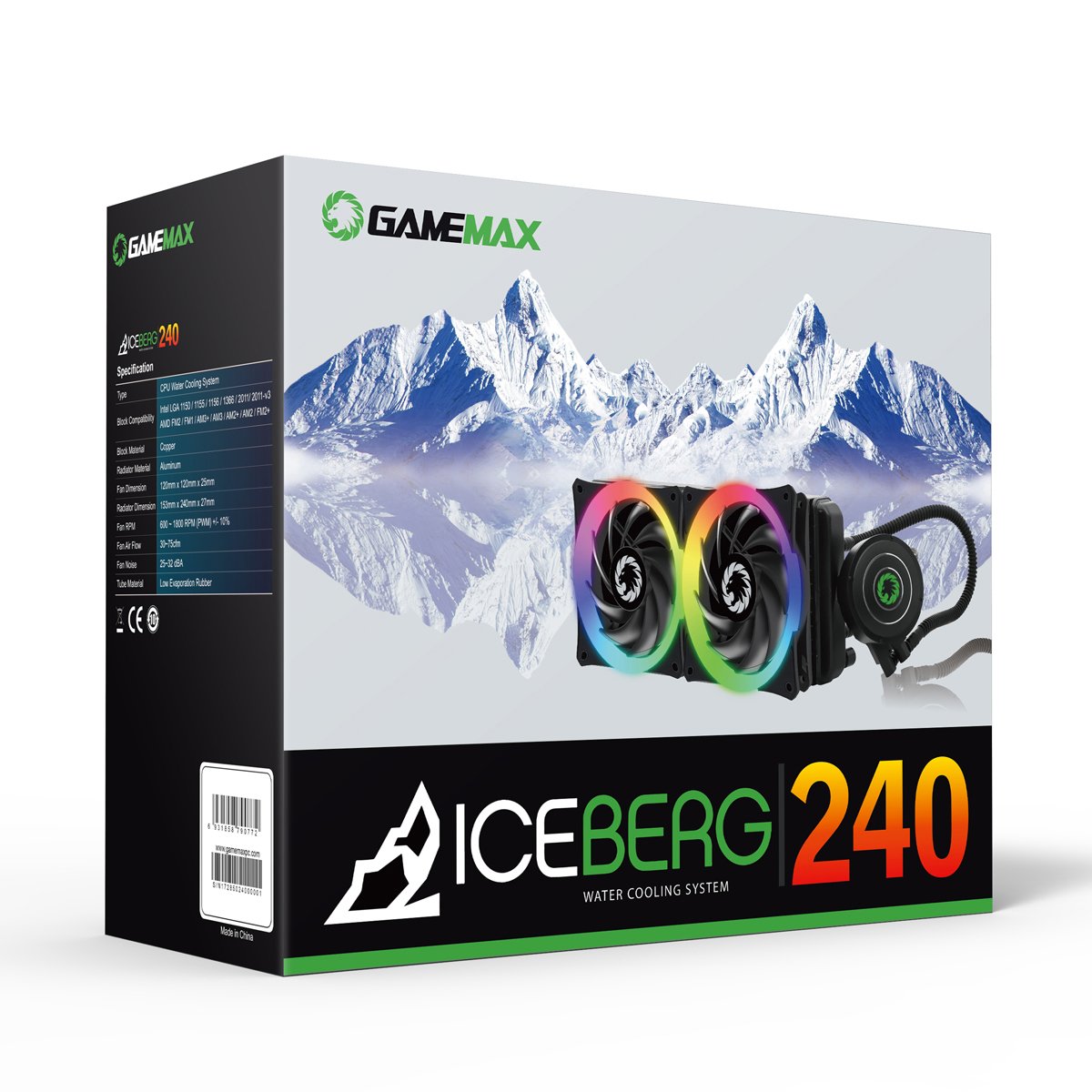 WATERCOOLER GAMEMAX ICECHILL 240 ARGB AIO