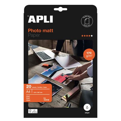 PAPEL PREMIUM A4 X 20 HOJAS 170G
