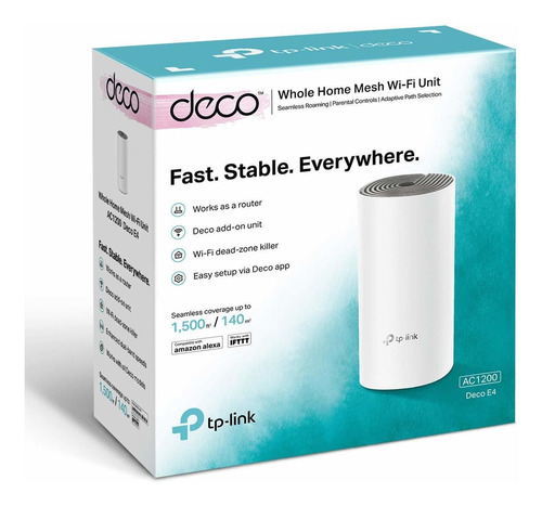 SISTEMA MESH TP-LINK DECO E4 (PACK 1) AC1200