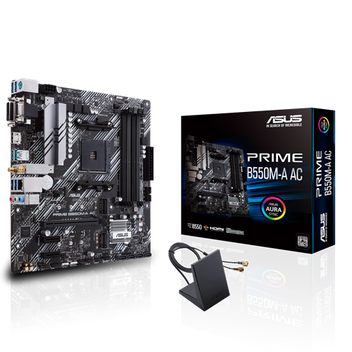 MB ASUS AM4 PRIME B550M-A AC BOX M-ATX