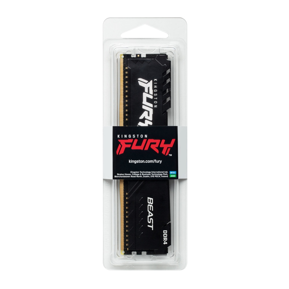 DDR4 16GB KINGSTON 3200MHZ CL16 FURY BEAST BLACK
