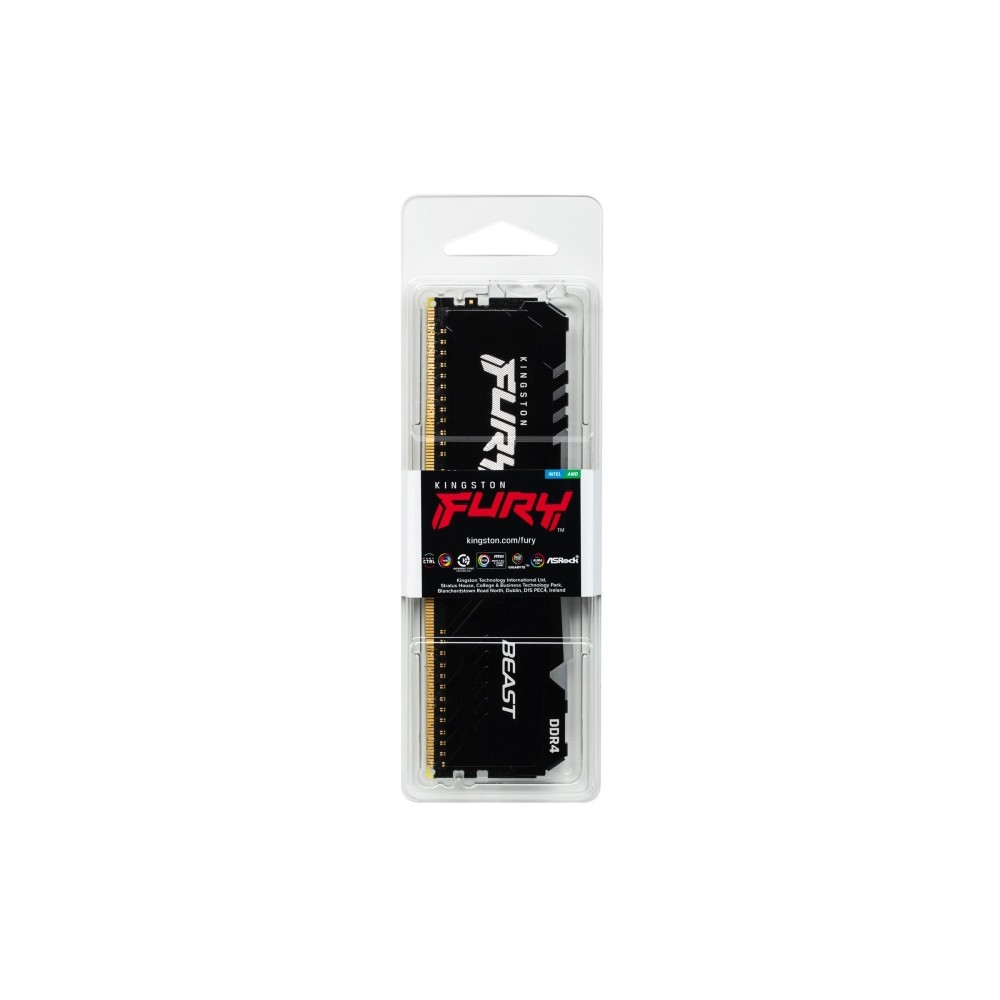 DDR4 8GB KINGSTON 3600MHZ CL17 FURY BEAST RGB