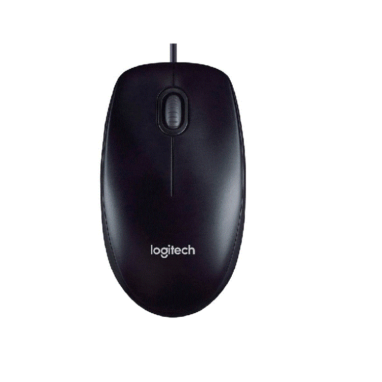MOUSE LOGITECH M90 USB BLACK/GREY