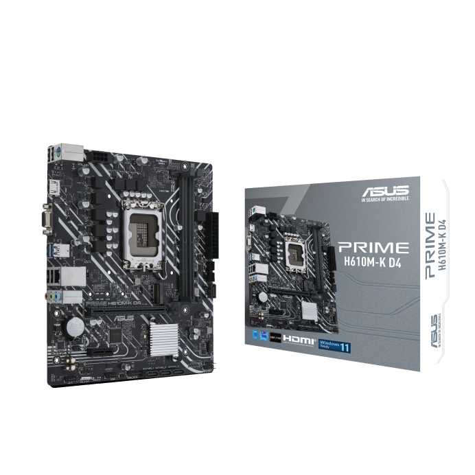 MB ASUS S1700 PRIME H610M-K D4 DDR4 BOX M-ATX