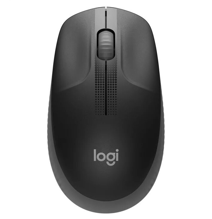 MOUSE LOGITECH M190 WIRELESS BLACK