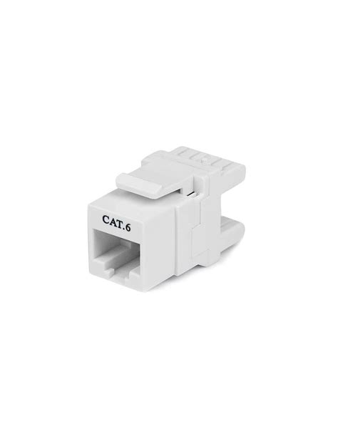 JACK RJ45 HEMBRA CAT.6 GLC 110 IDC A/B BLANCO