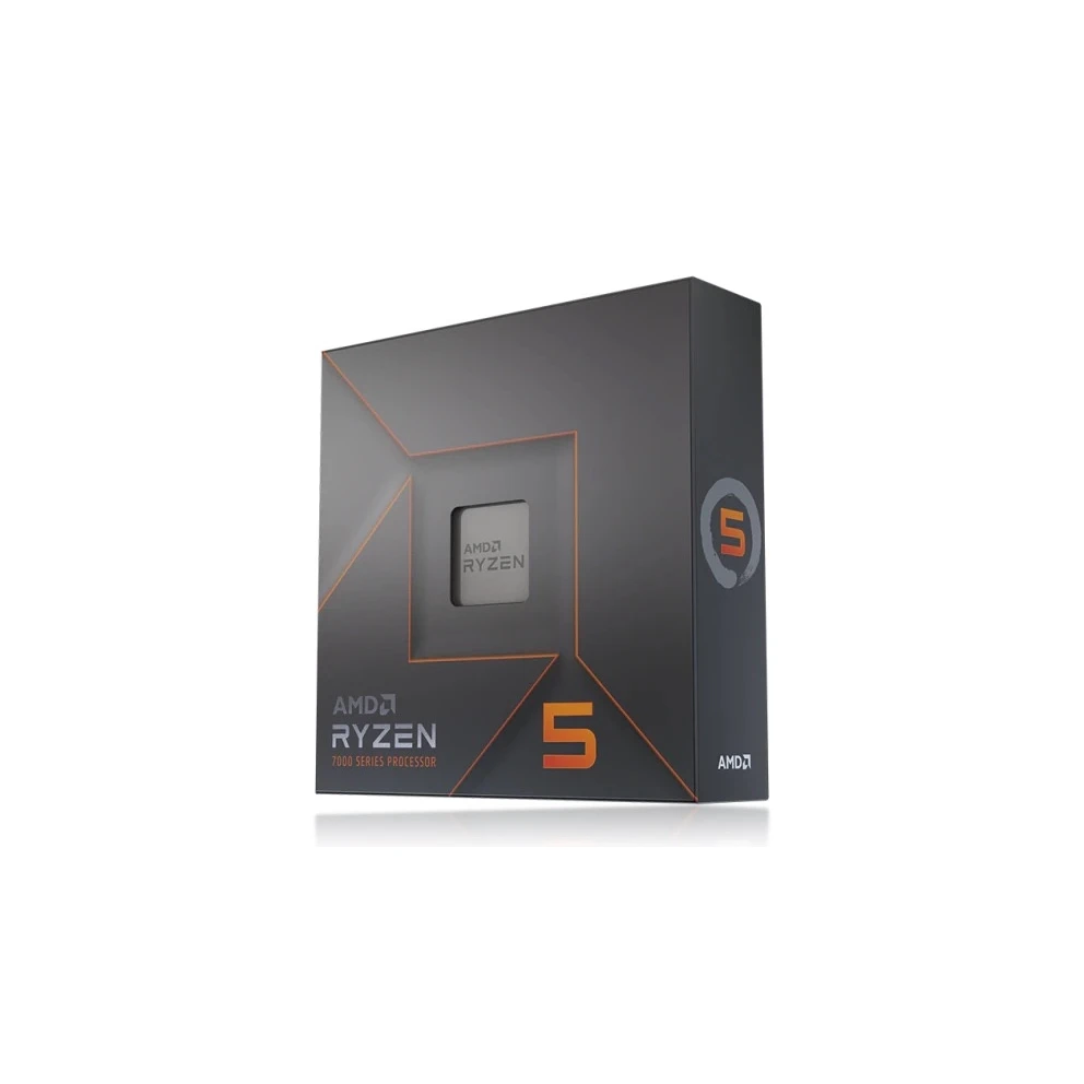 CPU AMD RYZEN 5 7600X AM5 105W 38MB SIN COOLER