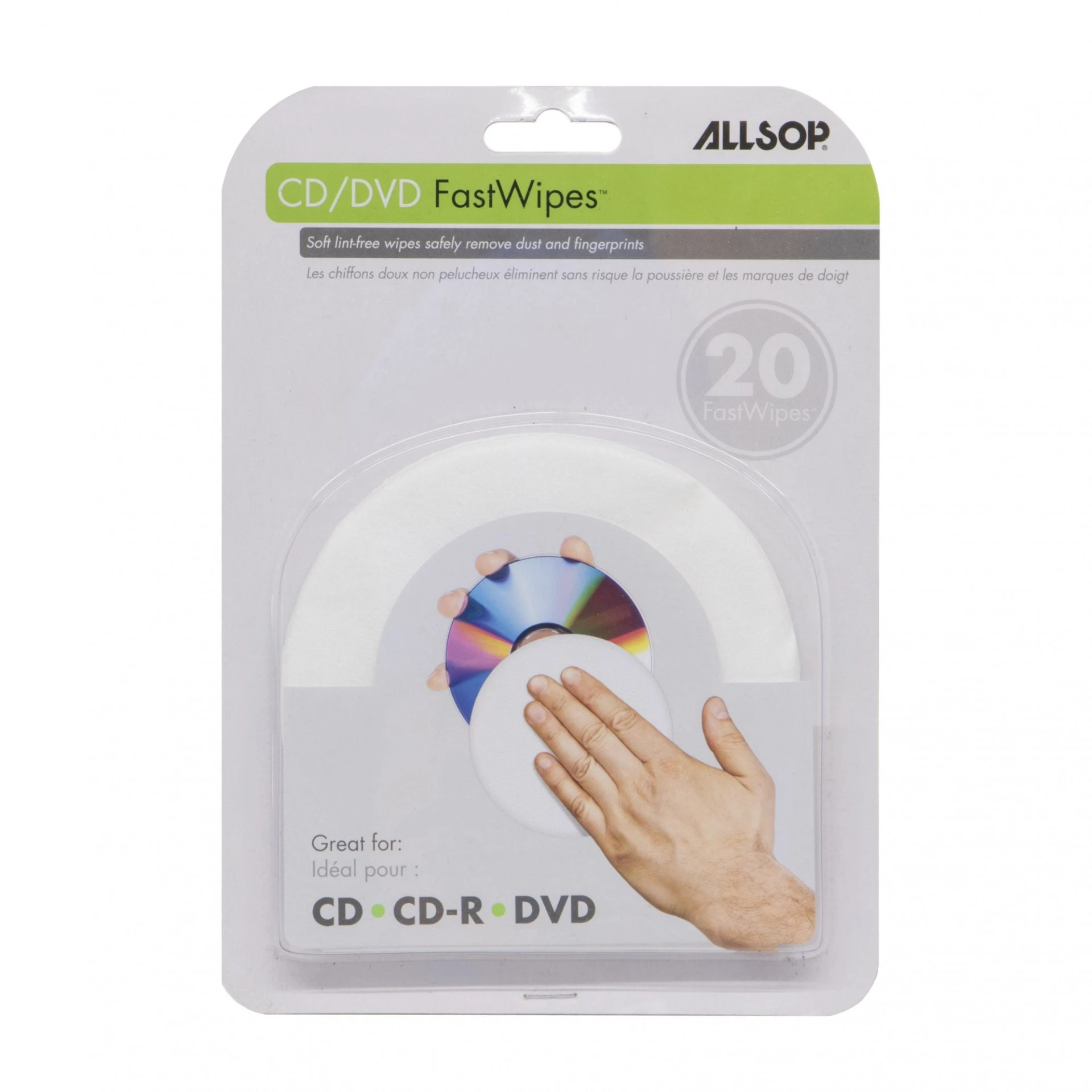 LIMPIA CD TOALLAS X20 ALLSOP -50100-