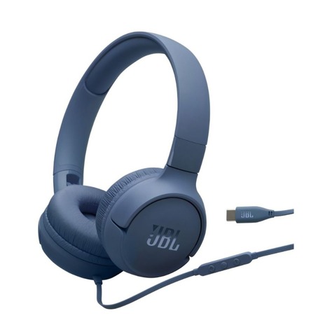 AURICULAR VINCHA CABLE JBL TUNE 520 TIPO- C (AZUL)