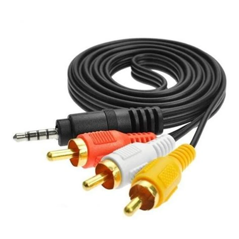 CABLE AUDIO VIDEO + AUXILIAR MINIPLUG 3,5 - 1,5MS