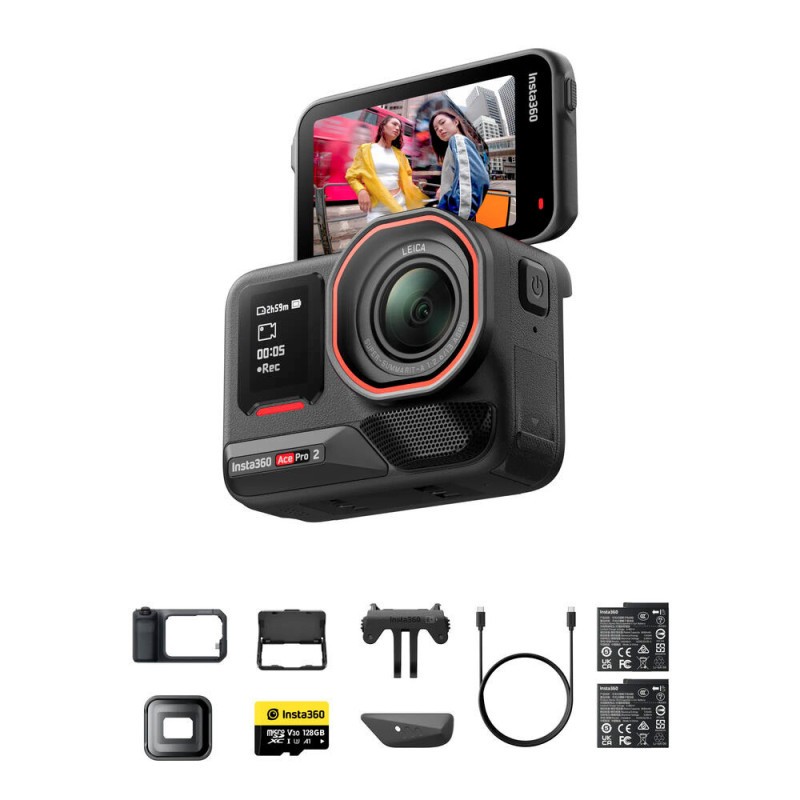 Cámara de Acción Insta360 Ace Pro 2 Videography Bundle Limited Edition CINSBBGA 50MP WiFi