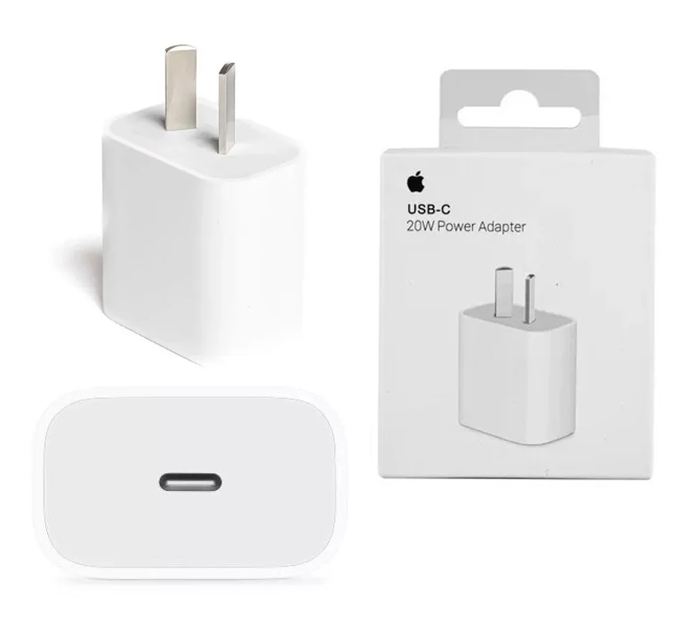 CARGADOR APPLE USB-C 20W (ARGENTINA - PATA OBLICUA)