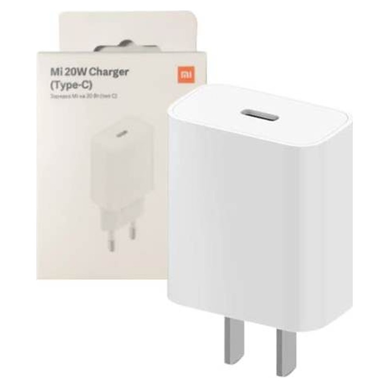 CARGADOR XIAOMI 20W USB-C (PATA RECTA)