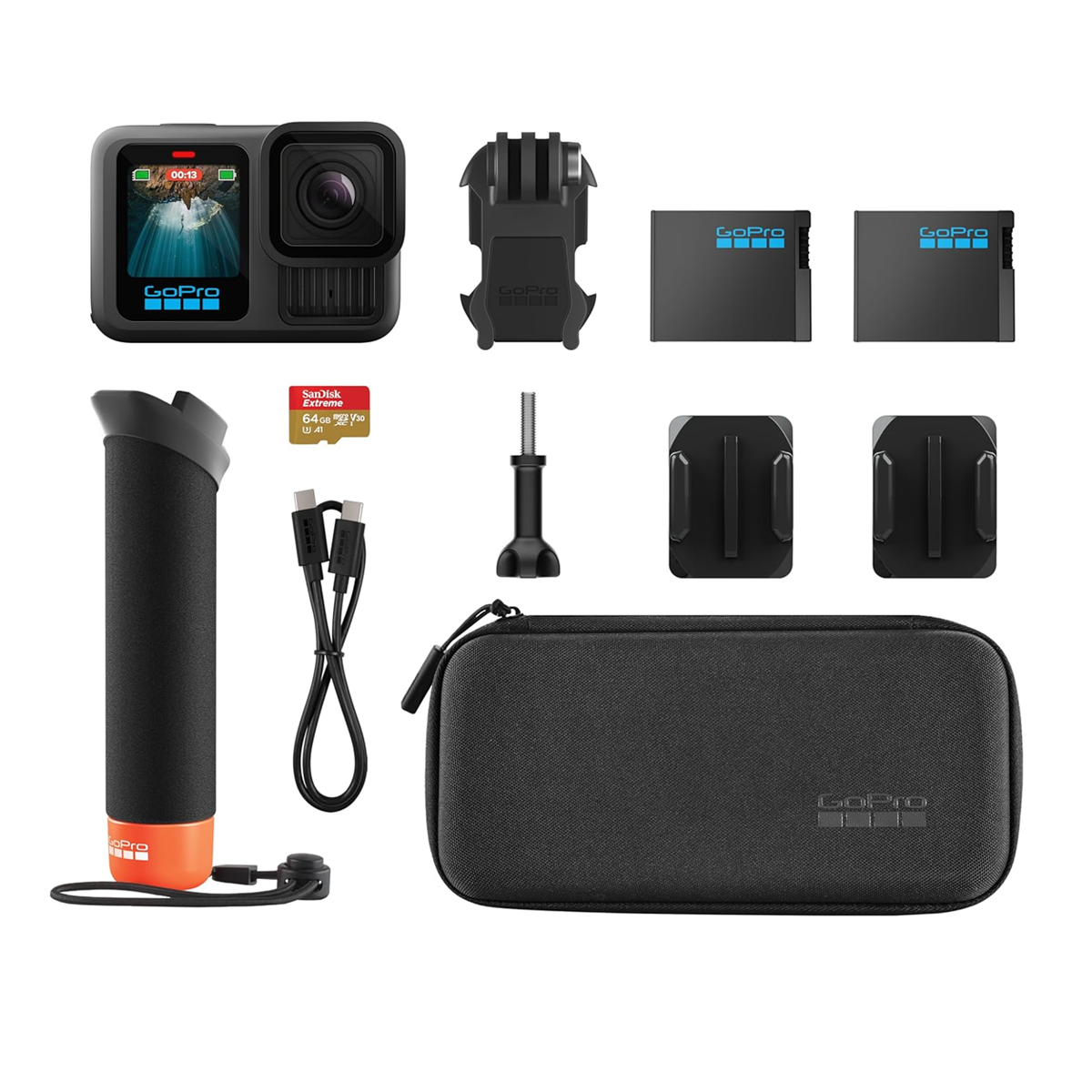 GOPRO HERO 13 BLACK BUNDLE C/ ACCESORIOS NUEVO ✨
