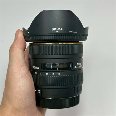 LENTE SIGMA 10-20MM F4-5.6 EX DC CANON + PETALO