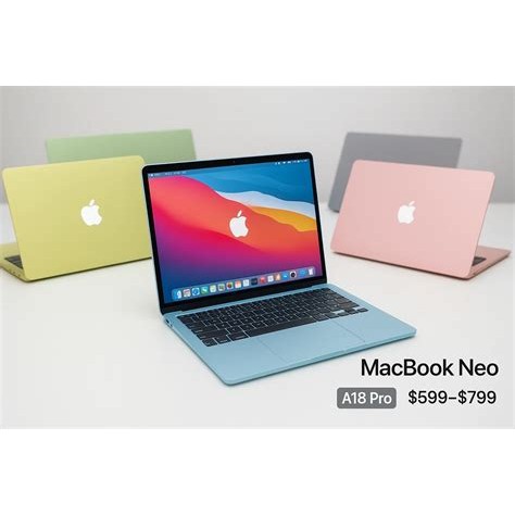 MAC NEO A18 PRO 13.6" 8GB-256GB - 2026 (CITRUS-INDIGO-SILVER)