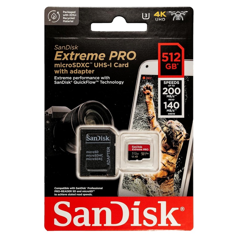 Memoria Micro SD SanDisk Extreme Pro 512GB 200MBs - SDSQXCD-512G-GN6MA