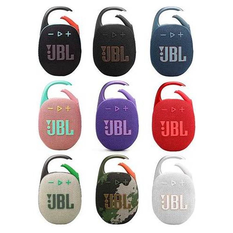 PARLANTE JBL CLIP 5 (ROJO-NEGRO-AZUL)