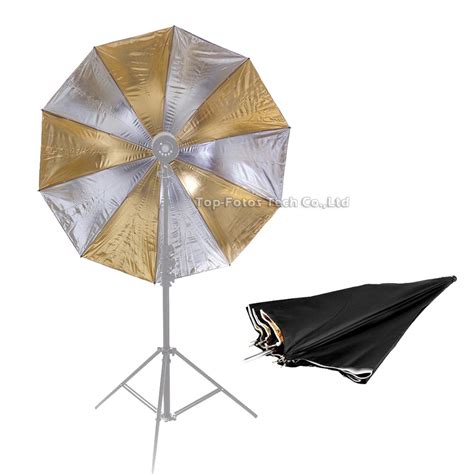 PARAGUAS ORO/PLATA 120 CM