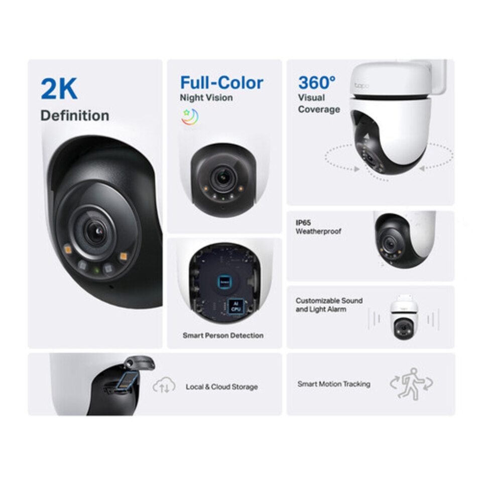 CAMARA IP 2MP EZVIZ C8C 4MM PT 360-EXTERIOR