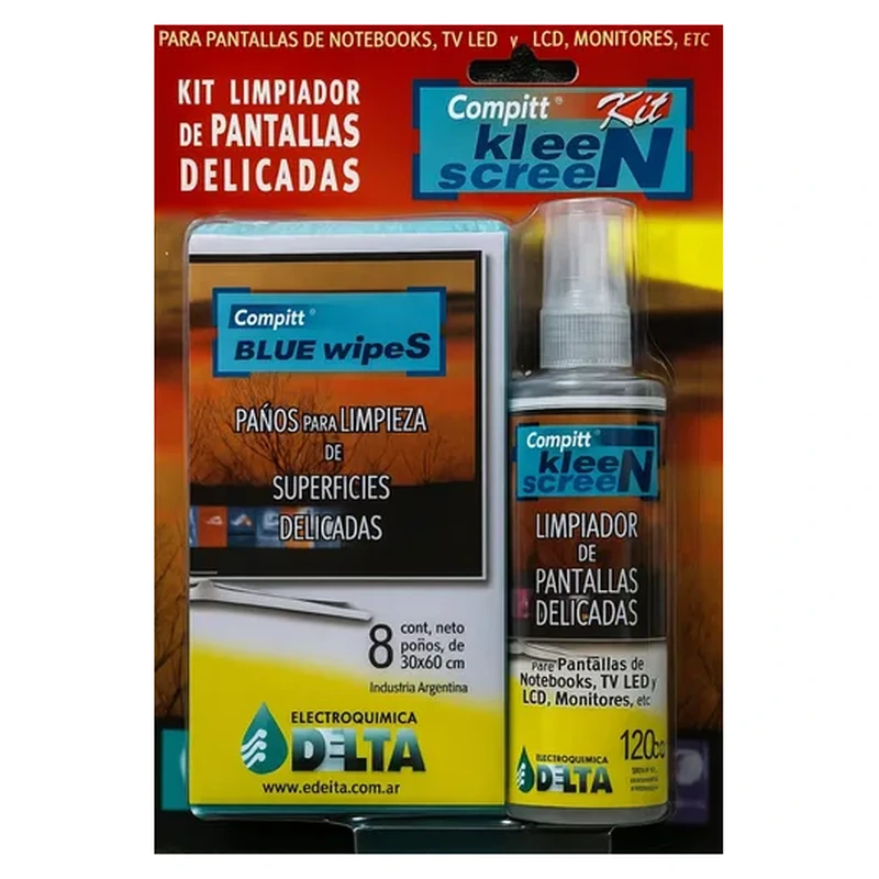 PAñO PARA LIMPIEZA DE PANTALLAS DELICADAS X10U 30X30CM DELTA