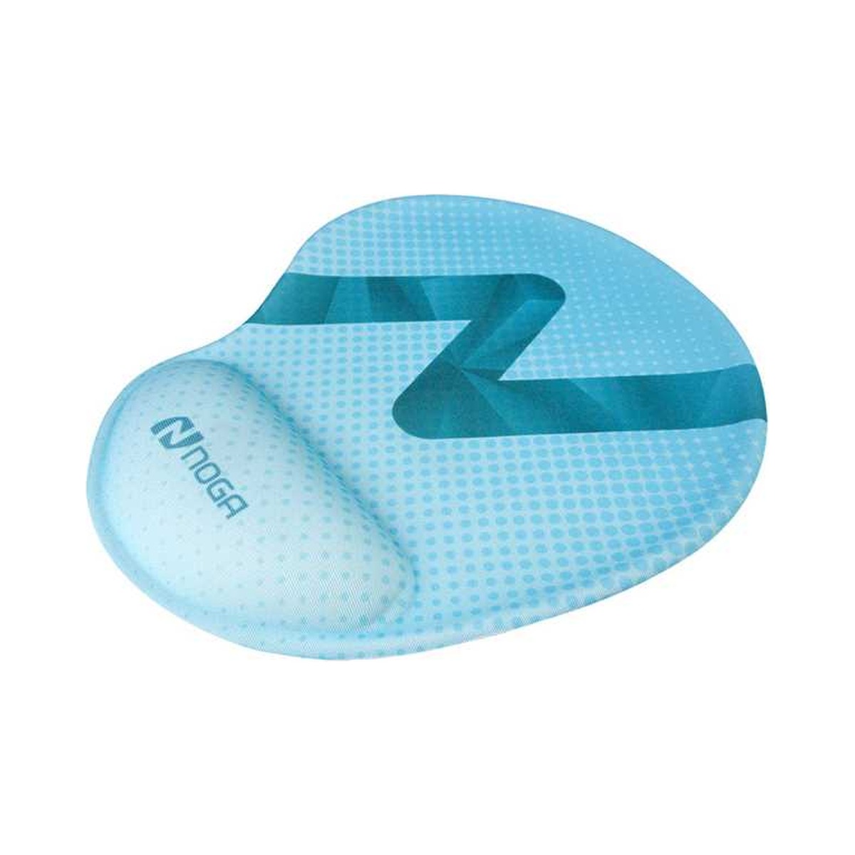 MOUSE PAD CON GEL CELESTE NOGA