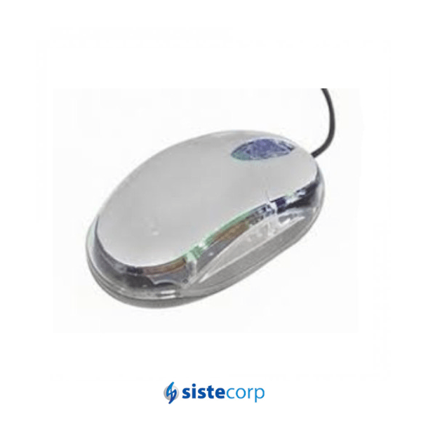 MOUSE LUMINOSO USB SILVER NM-M01S NETMAK