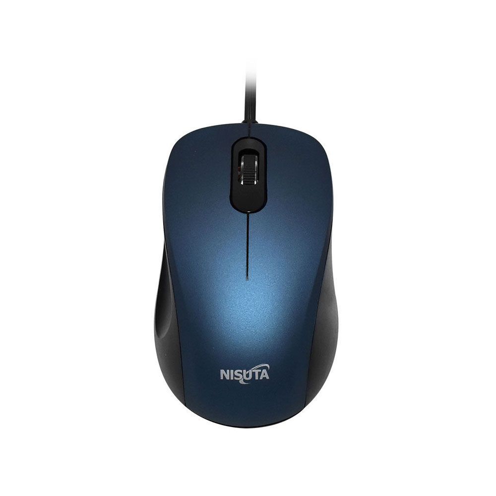 MOUSE OPTICO USB AZUL NSMO35S NISUTA