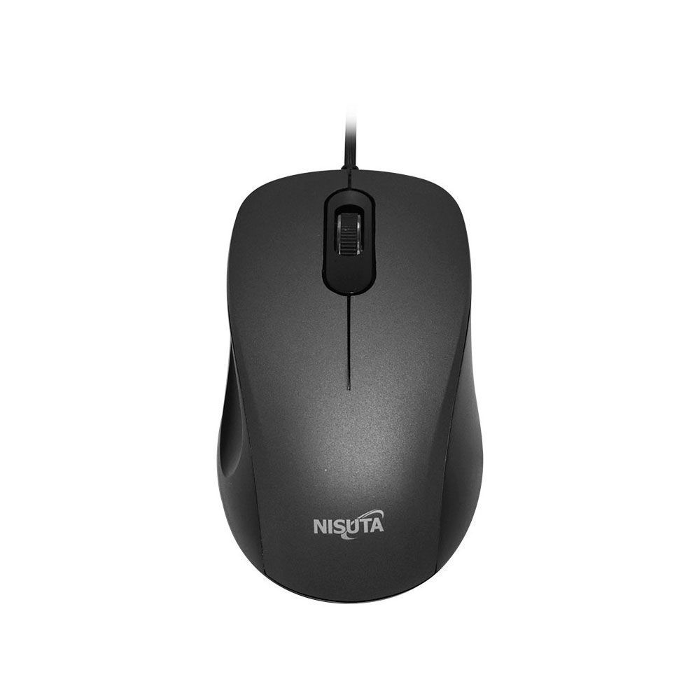 MOUSE OPTICO USB GRIS NSMO35S NISUTA