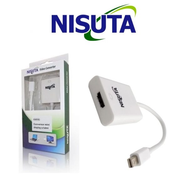 CONVERSOR MINI DISPLAY PORT A HDMI HEMBRA NSMIDPHDBL NISUTA