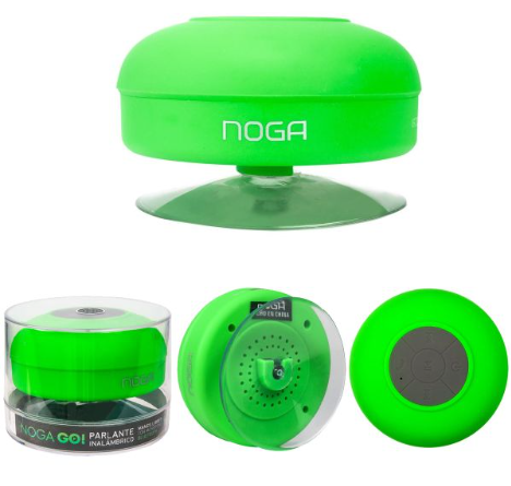 PARLANTE BLUETOOTH CON VENTOSA VERDE NG-P78V NOGA
