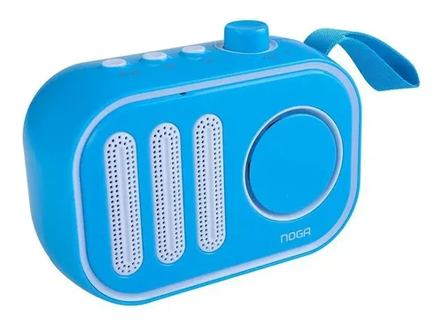 PARLANTE RETRO BLUETOOTH AZUL NG-BT1002AZ NOGA